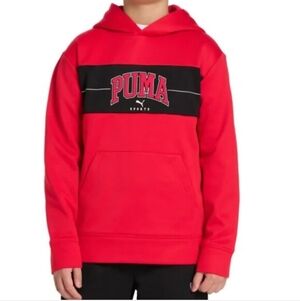 PUMA Youth Fleece Hoodie Red size L 14/16
